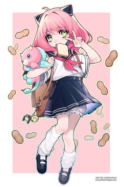 Anya spyxfamily poster [Mazamuno] – IllustCafe