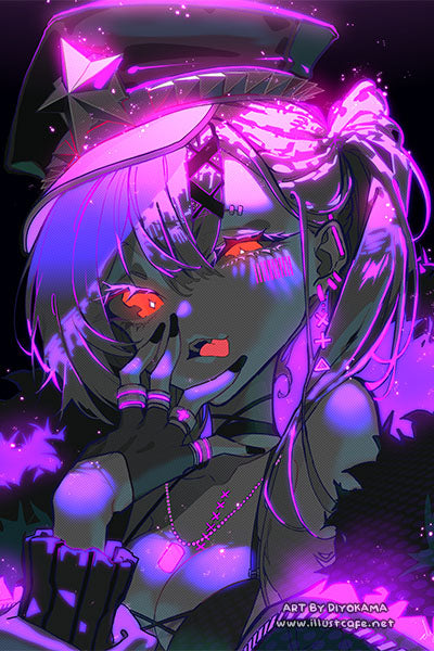 icons anime dark neon