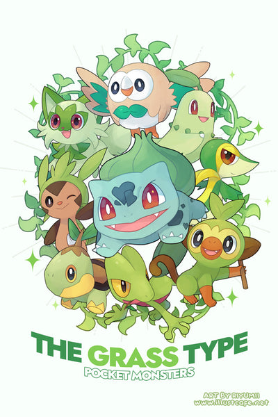 grass type pokemon wallpaper