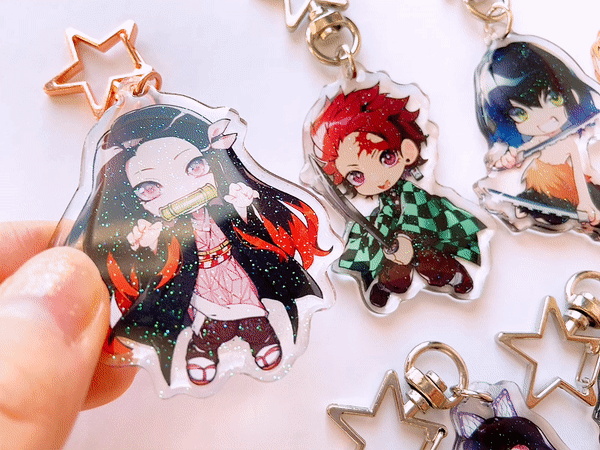 Custom Acrylic Charm Commission