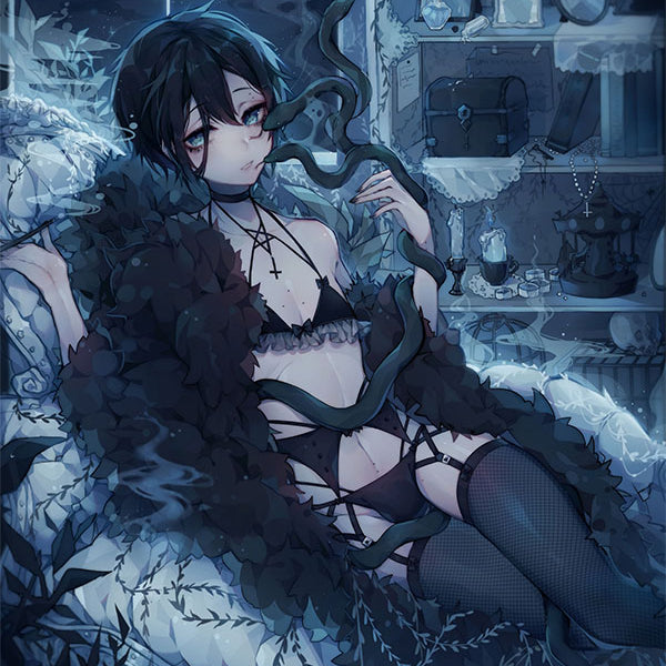 Lucian OC Blue Lounge Poster [Kamochiruu]