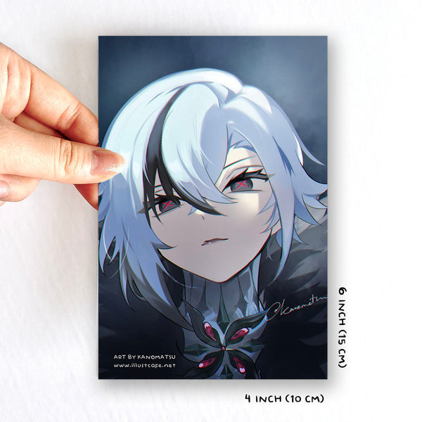 Genshin Arlecchino Postcard [Kanomatsu]