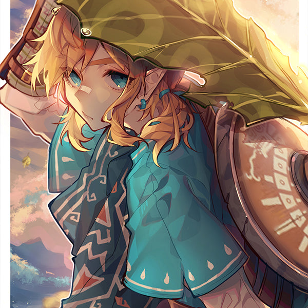 TLOZ: Breath of the Wild Link Poster [Kamochiruu]