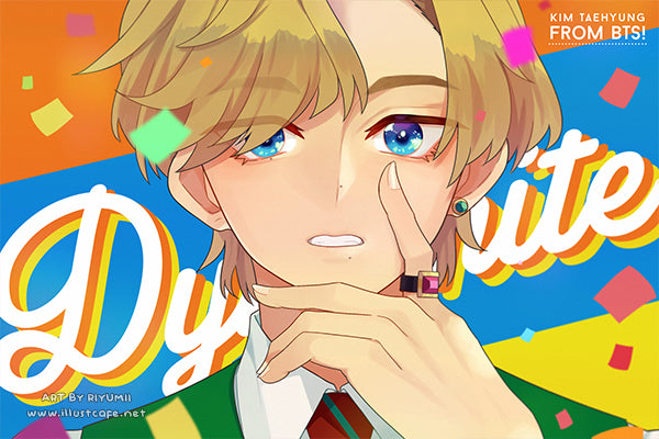 BTS Dynamite V Postcard [Riyumii]