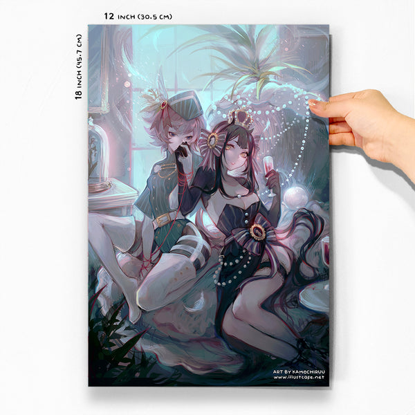 Bedside Dusk Lilith Alouette Poster [Kamochiruu]