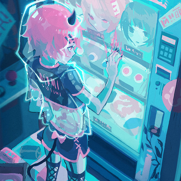 Vending Machine Poster [Kamochiruu]