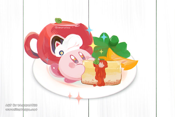 Chef Kirby Postcard [Kanomatsu]