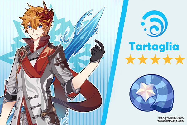 Genshin Tartaglia/Childe Postcard [Night Owl]