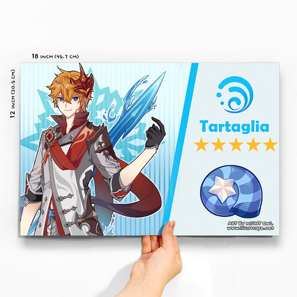 Genshin Tartaglia/Childe Poster [Night Owl]