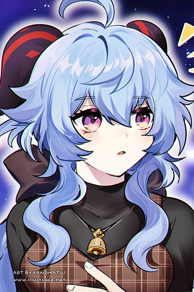 Genshin Ganyu Postcard [Kanomatsu]