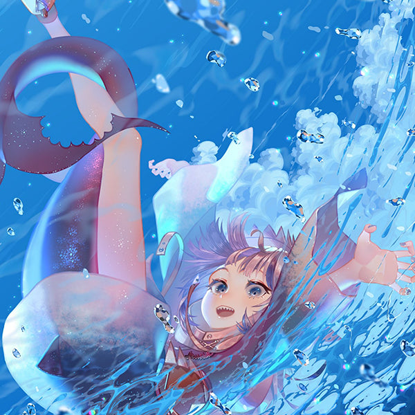 Gawr Gura Poster [Diyokama]