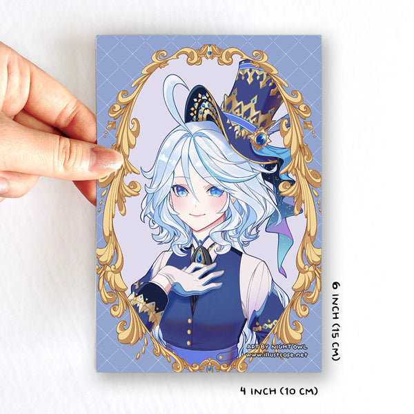 Genshin Focalor Postcard [Night Owl]