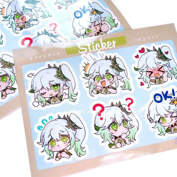 Nahida Sticker Sheet GENSHIN IMPACT [Kamochiruu]