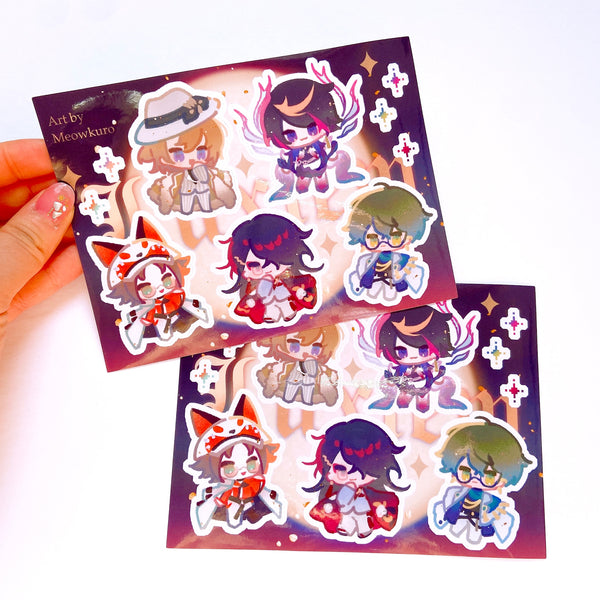 Nijisanji Sticker Sheet [Mewokuro]