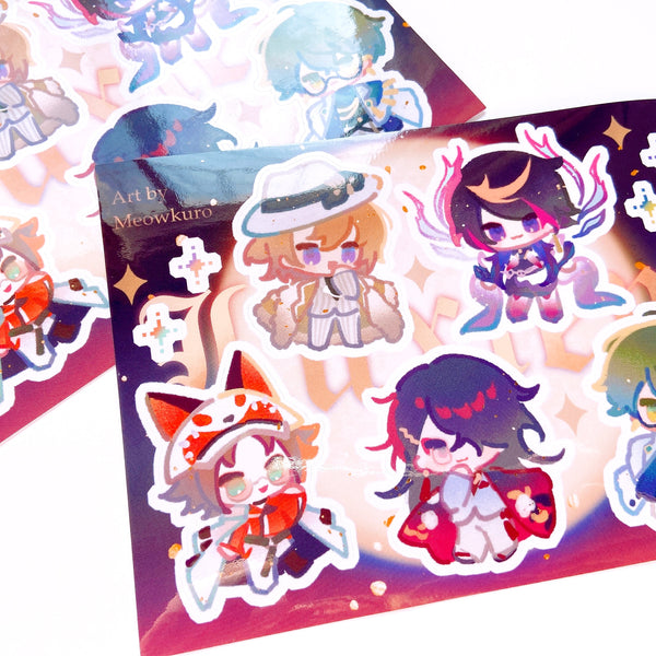 Nijisanji Sticker Sheet [Mewokuro]