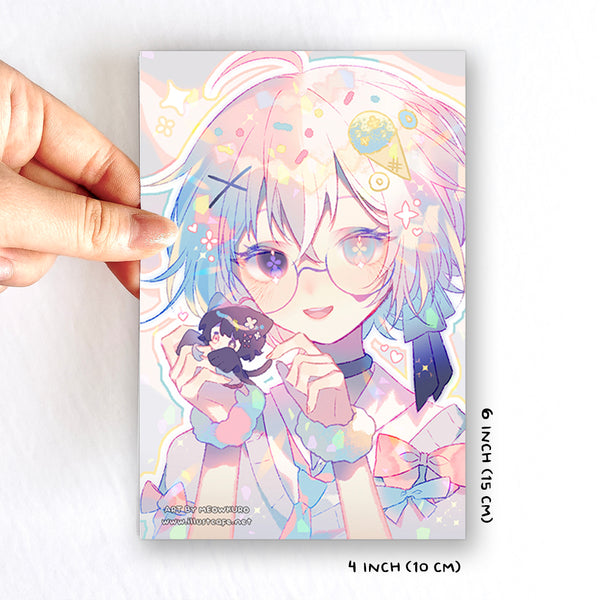Kawaii Sweets Postcard [Meowkuro]