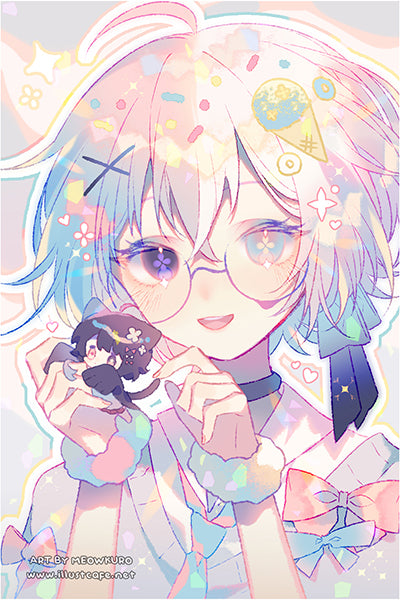 Kawaii Sweets Postcard [Meowkuro]