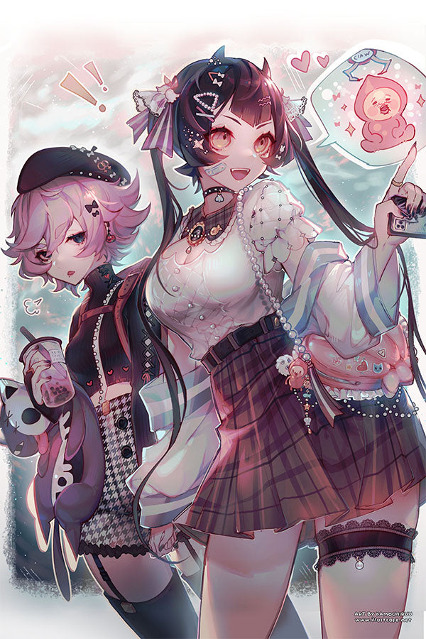 Mall Date Alouette and Lilith Poster [Kamochiruu]