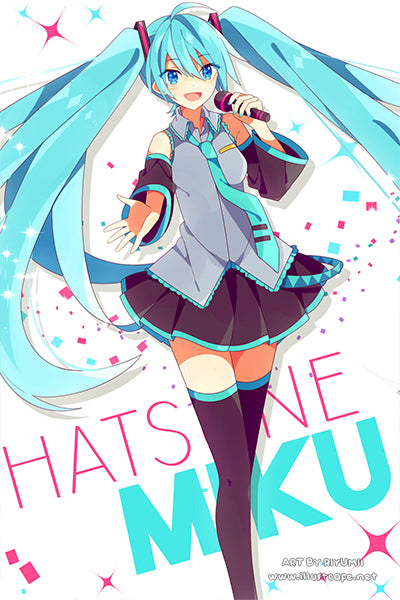 Vocaloid Miku Postcard [Riyumii]