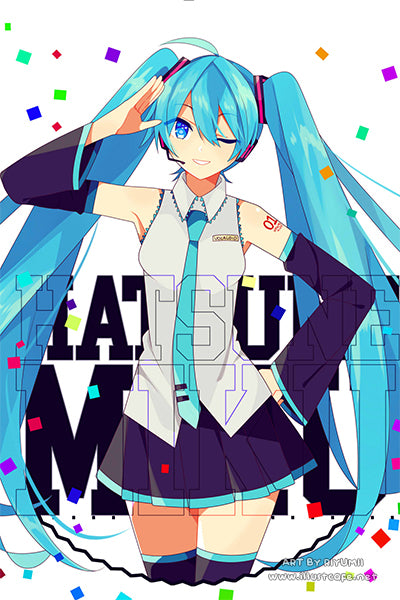 Vocaloid Hatsune Miku Postcard [Riyumii]