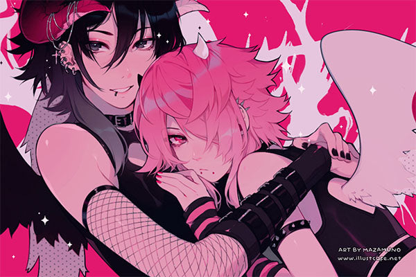 Mongrel + Depeche Postcard [Mazamuno]