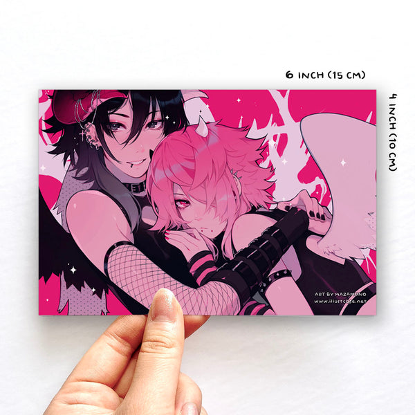 Mongrel + Depeche Postcard [Mazamuno]