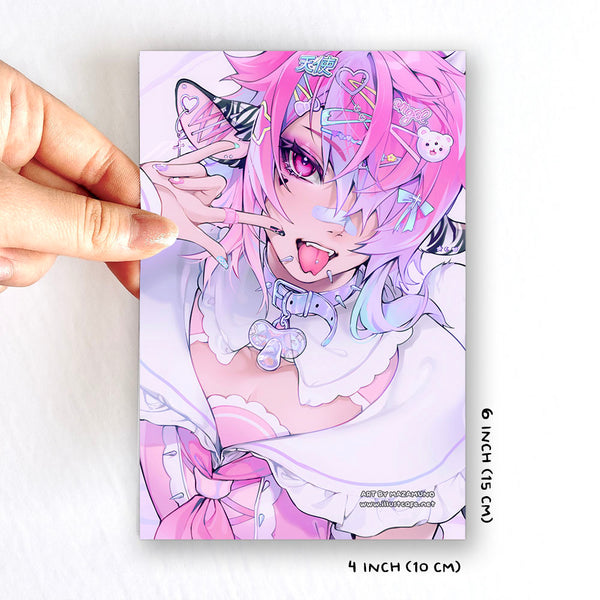 Pacifier Mongrel Postcard [Mazamuno]