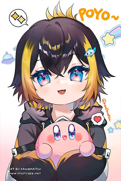 Kirby Petra Postcard [Kanomatsu]