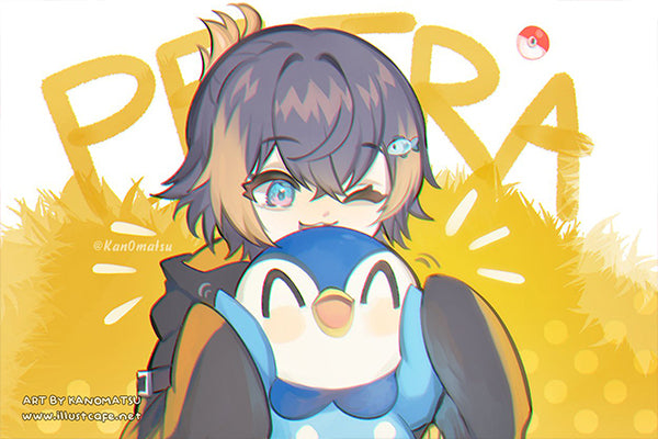 Piplup Petra Postcard [Kanomatsu]