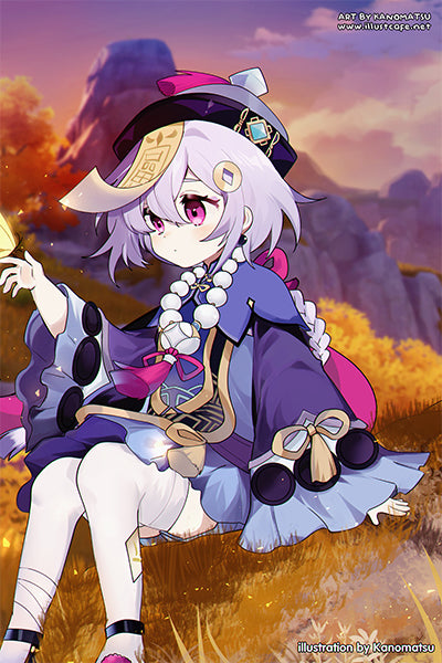 Genshin Qiqi Outdoor Postcard [Kanomatsu]
