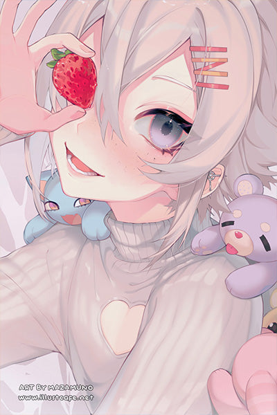 Strawberry Bear Postcard [Mazamuno]