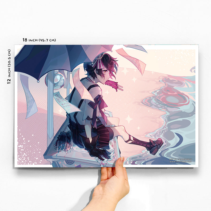 Aeden OC Poster [Kamochiruu] – IllustCafe