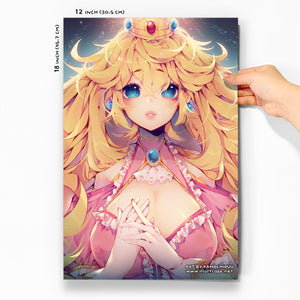 Princess Peach Poster [Kamochiruu]