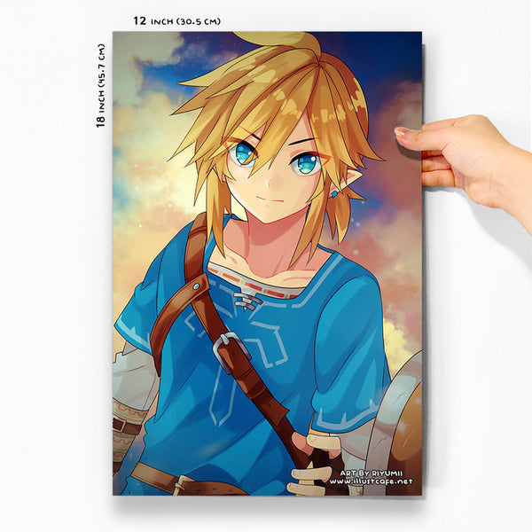 TLOZ: Breath of the Wild Link Poster [Riyumii]