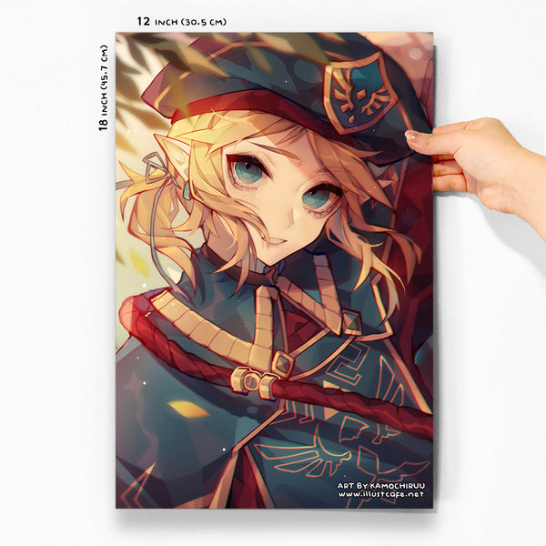 BOTW Royal Guard Link Poster [Kamochiruu]
