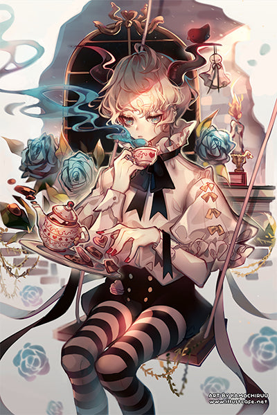 Tea Time Postcard [Kamochiruu]