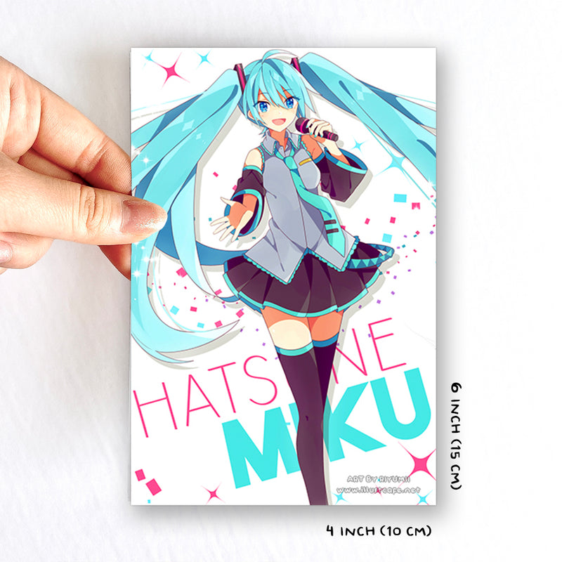Vocaloid Miku Postcard [Riyumii] – IllustCafe