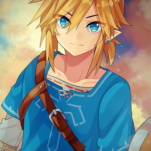 TLOZ: Breath of the Wild Link Poster [Riyumii]