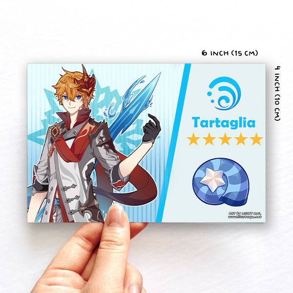 Genshin Tartaglia/Childe Postcard [Night Owl]