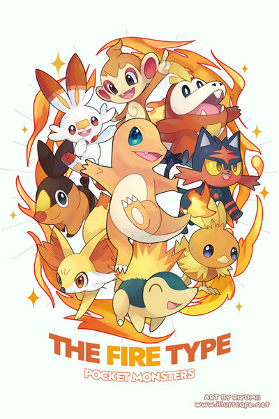 All Fire Types All Pokemon Fire Types