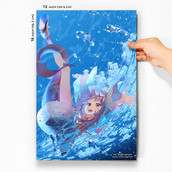 Gawr Gura Poster [Diyokama]