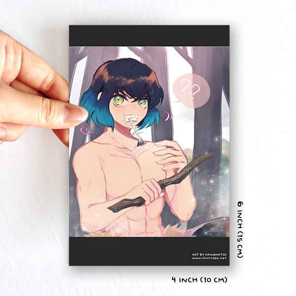 KNY Inosuke Postcard [Kanomatsu]