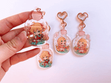 BOTW Zelda & Link Bottle Charms [Kamochiruu]