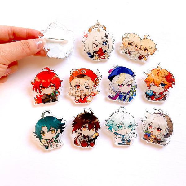 Genshin Acrylic Pins [Kanomatsu]