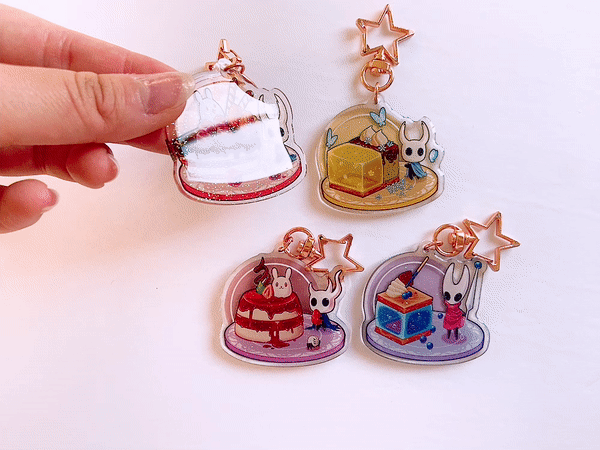 Hollow Knight Dessert Charms [Night Owl]