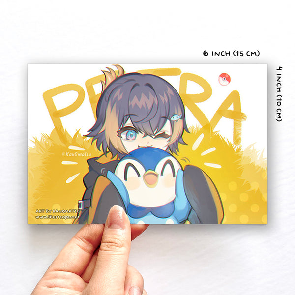 Piplup Petra Postcard [Kanomatsu]