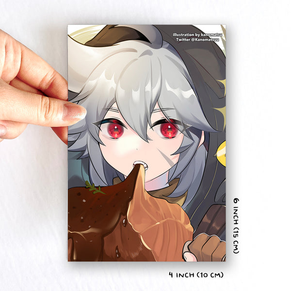 Genshin Razor Postcard [Kanomatsu]