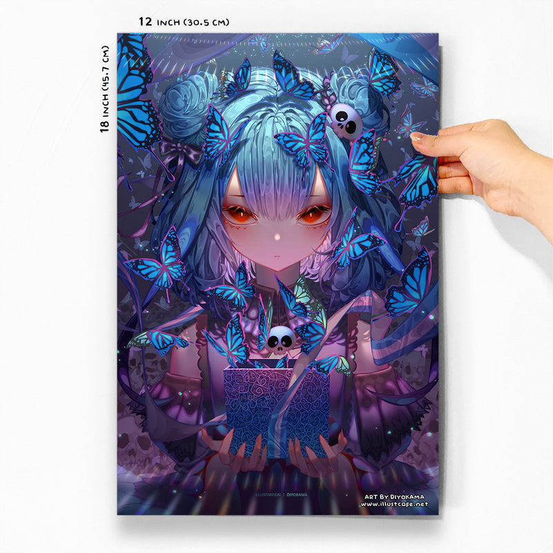 Uruha Rushia Poster [Diyokama] – IllustCafe