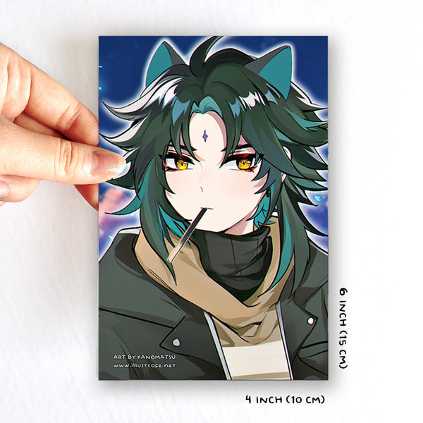 Genshin Neko Xiao Postcard [Kanomatsu]